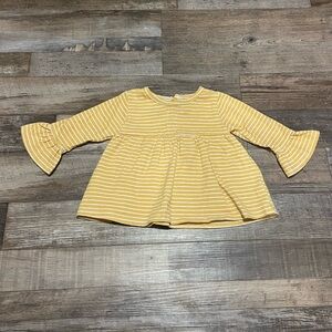 Yellow Striped Kids Blouse
